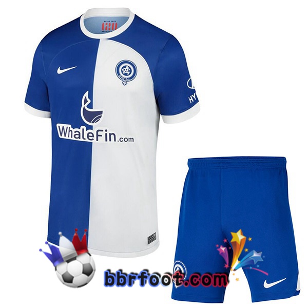 Maillot Foot Atletico Madrid Enfant Exterieur Bleu 2023/2024