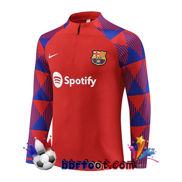Sweatshirts Homme FC Barcelone Rouge 2023/2024