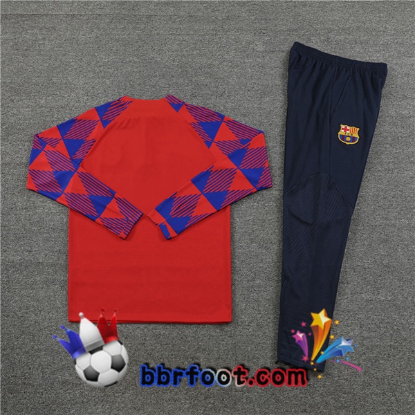 Survetement Foot FC Barcelone Rouge 2023/2024