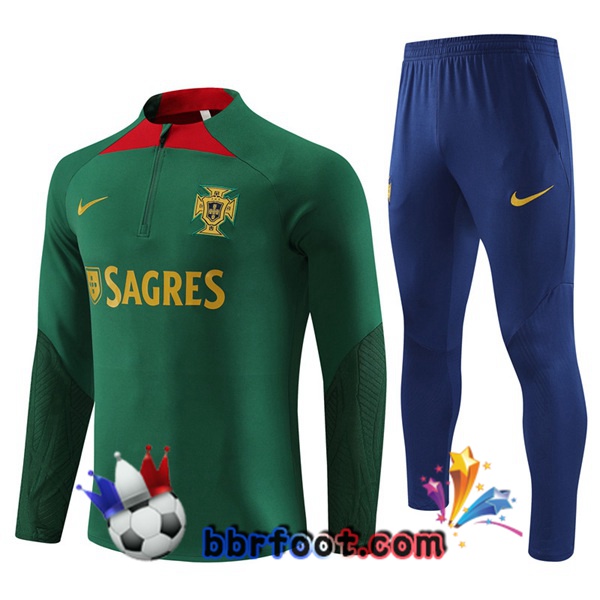 Survetement Foot Portugal Vert 2023/2024