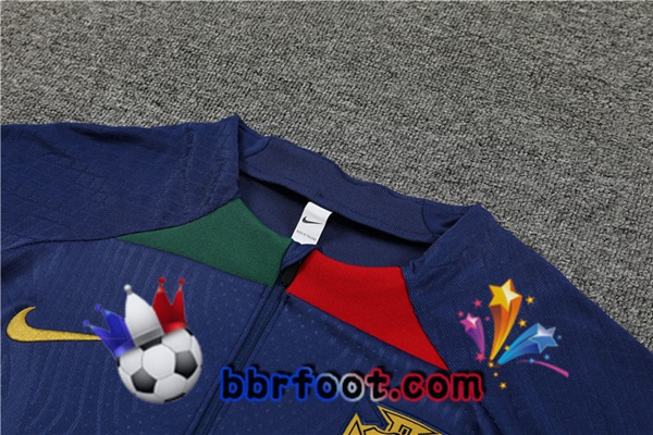 Survetement Foot Portugal Bleu Royal 2023/2024