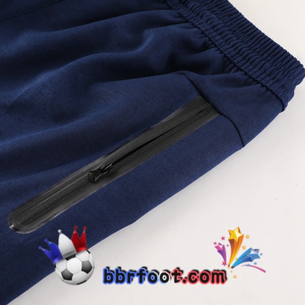Capuche Survetement Foot France Bleu Royal 2023/2024