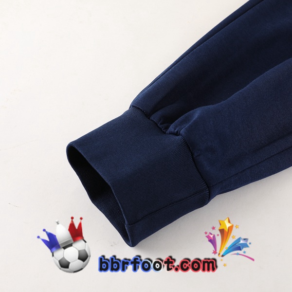 Capuche Survetement Foot France Bleu Royal 2023/2024
