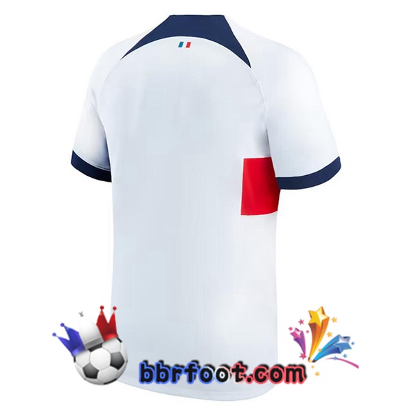 Maillot Foot Paris PSG Exterieur Blanc 2023/2024