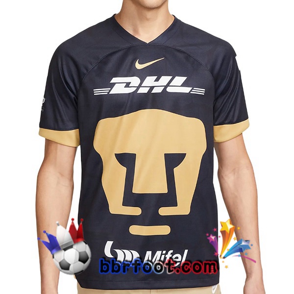 Maillot Foot Pumas UNAM Exterieur Noir 2023/2024
