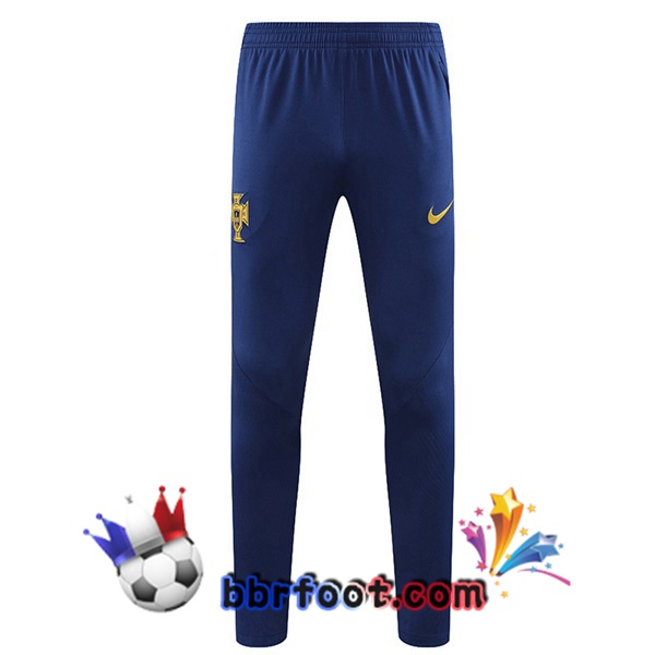 Pantalon Foot Portugal Bleu Royal 2023/2024 Pantalon Foot Portugal Bleu Royal 2023/2024