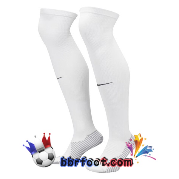 Chaussettes Foot Paris PSG Exterieur Blanc 2023/2024