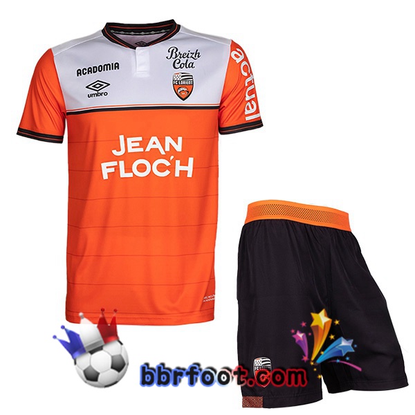 Maillot Foot FC Lorient Enfant Domicile Orange 2023/2024