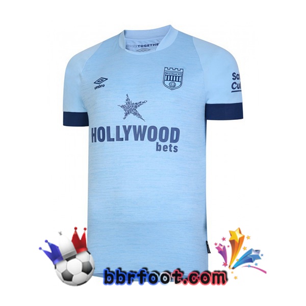 Maillot Foot Brentford FC Exterieur Bleu 2023/2024