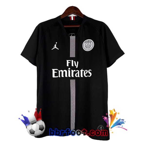 Maillot de Foot Paris PSG Retro Third Noir 2018-2019