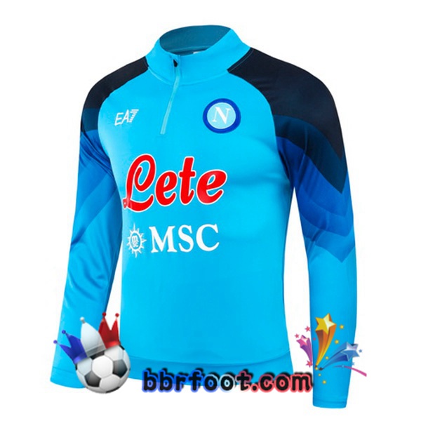 Sweatshirts Homme SSC Naples Bleu 2023/2024