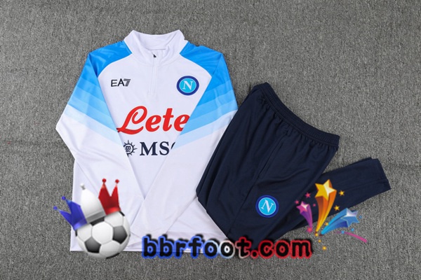 Survetement Foot SSC Naples Blanc 2023/2024