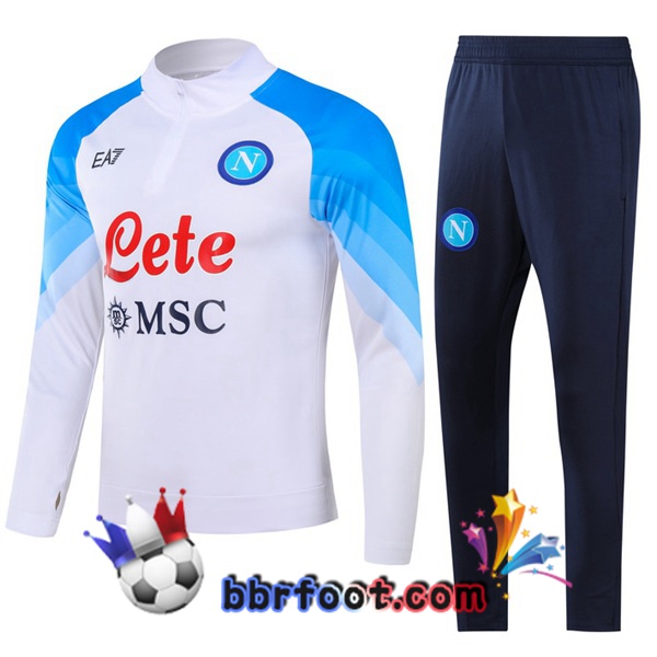 Survetement Foot SSC Naples Blanc 2023/2024