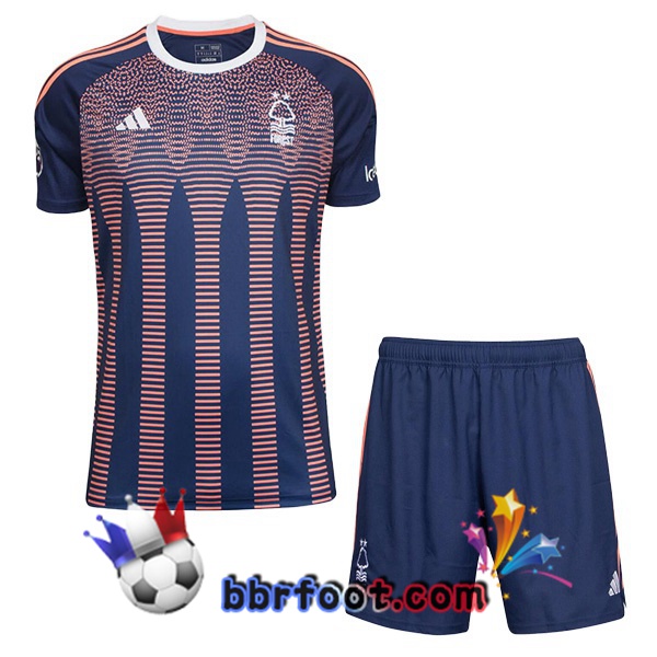 Maillot Foot Nottingham Forest Enfant Third Pourpre 2023/2024
