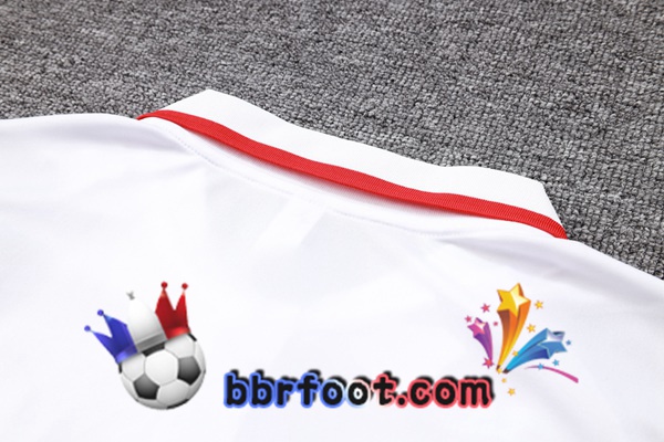 Polo Foot Manchester United + Pantalon Blanc 2023/2024