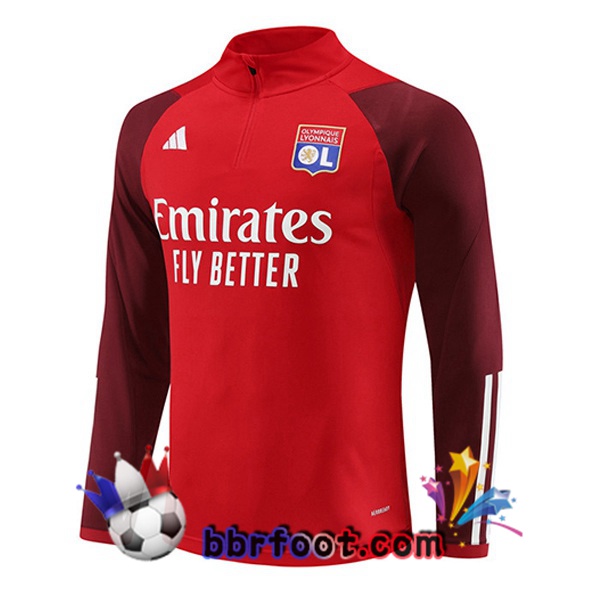 Sweatshirts Homme Lyon OL Rouge 2023/2024