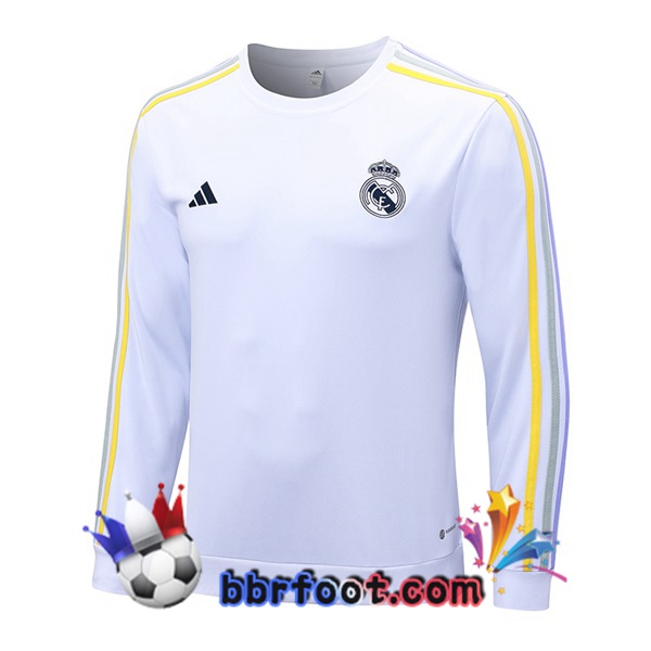 Sweatshirts Homme Real Madrid Blanc 2023/2024