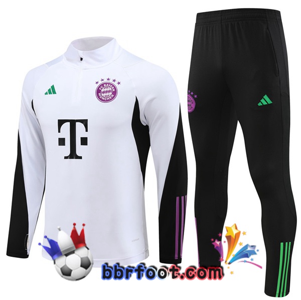 Survetement Foot Bayern Munich Blanc 2023/2024