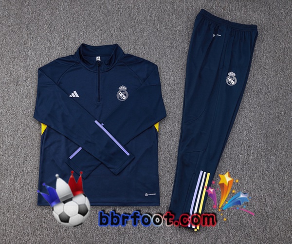Survetement Foot Real Madrid Bleu Royal 2023/2024