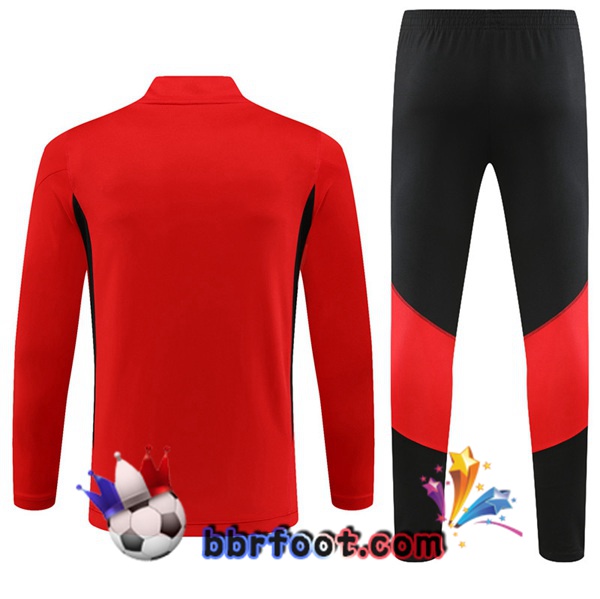 Survetement Foot Manchester United Rouge 2023/2024
