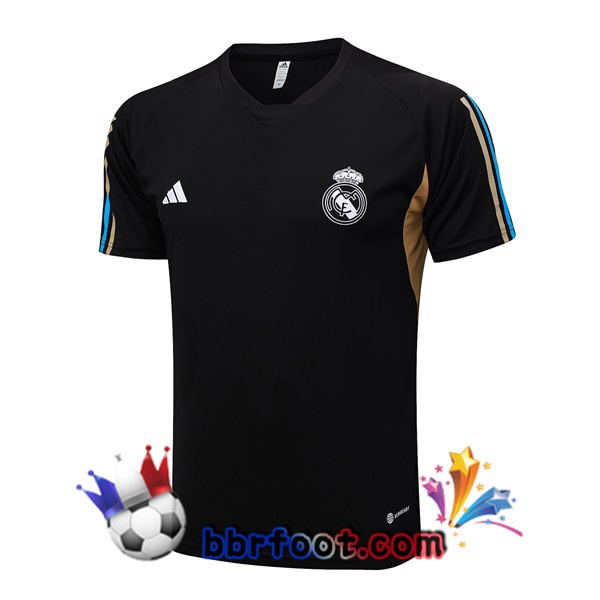 Training T-Shirts Real Madrid Noir 2023/2024 Training T-Shirts Real Madrid Noir 2023/2024