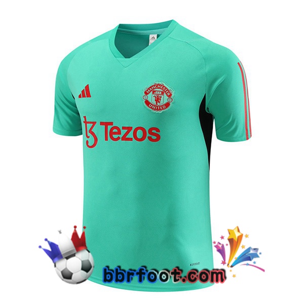 Training T-Shirts Manchester United Vert 2023/2024