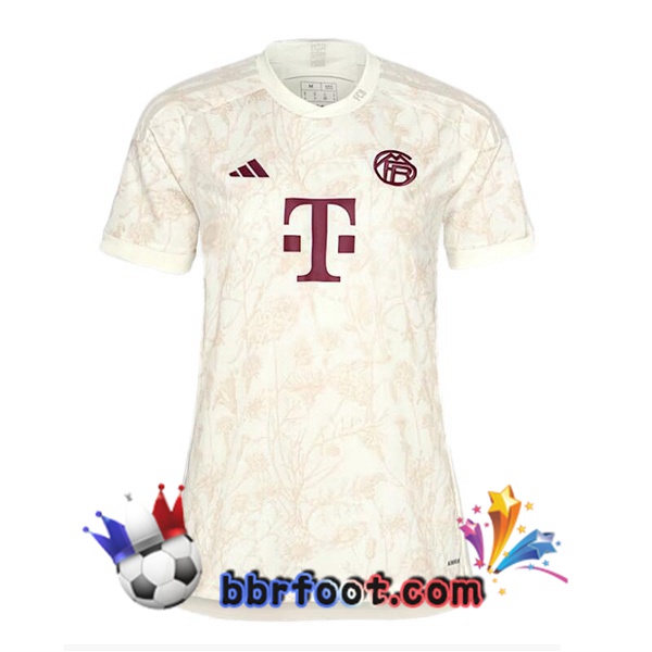 Maillot Foot Bayern Munich Femme Third Jaune 2023/2024