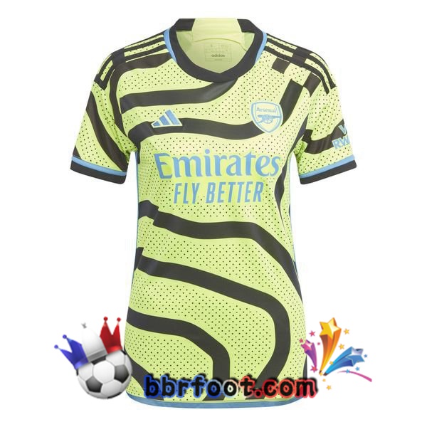 Maillot Foot Arsenal Femme Exterieur Vert 2023/2024