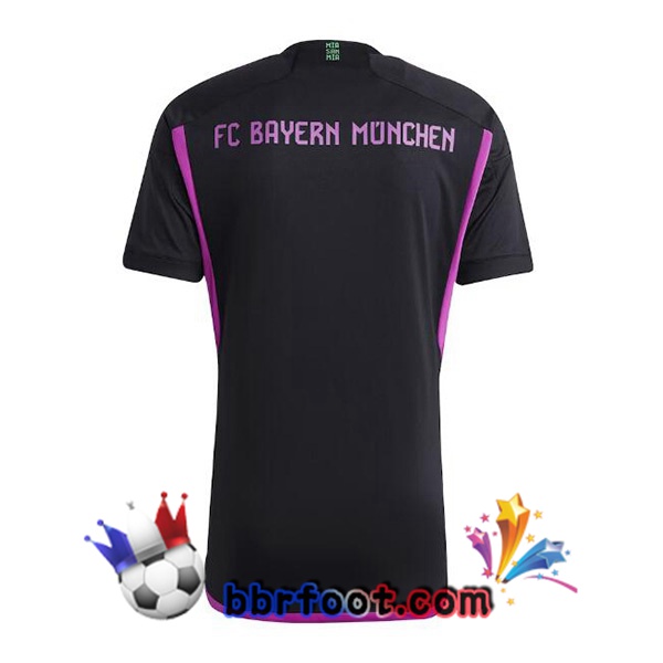 Maillot Foot Bayern Munich Exterieur Noir 2023/2024