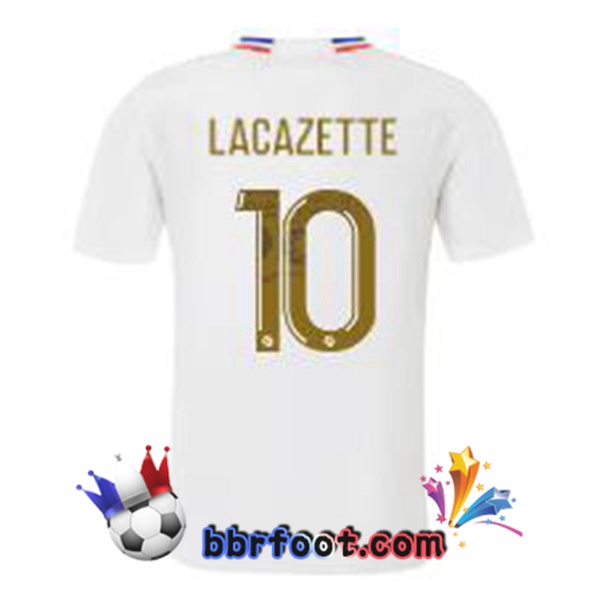 Maillot Foot Lyon OL (LACAZETTE 10) Domicile Blanc 2023/2024