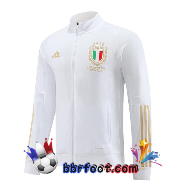 Veste Foot Italie Blanc 2023/2024
