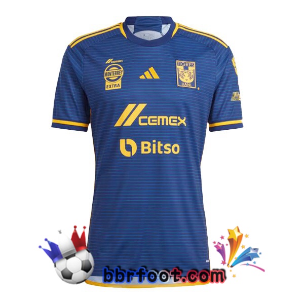 Maillot Foot Tigres UANL Exterieur Bleu 2023/2024