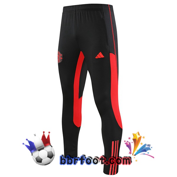 Pantalon Foot Manchester United Noir Rouge 2023/2024
