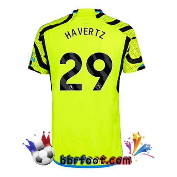 Maillot Foot Arsenal (HAVERTZ 29) Exterieur Vert 2023/2024