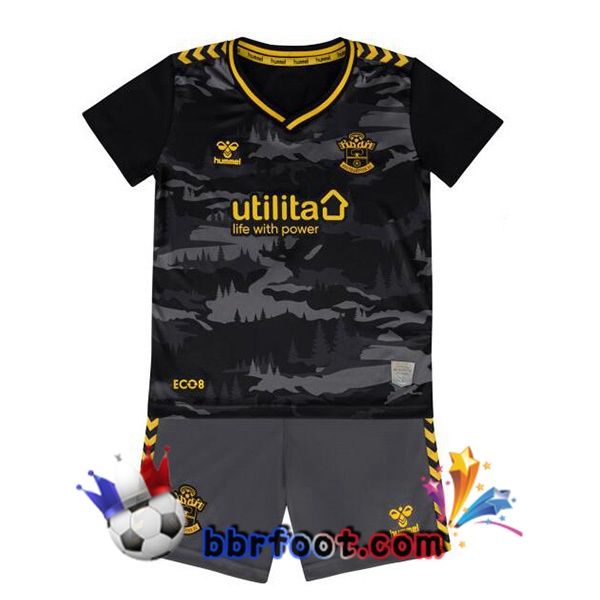 Maillot Foot Southampton FC Enfant Third Noir 2023/2024