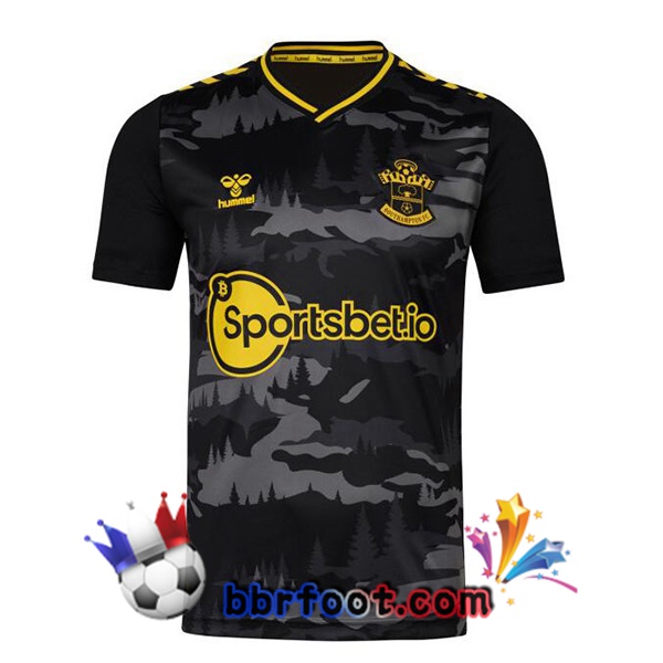 Maillot Foot Southampton FC Third Noir 2023/2024