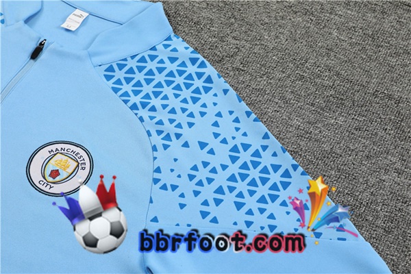 Survetement Foot Manchester City Bleu 2023/2024