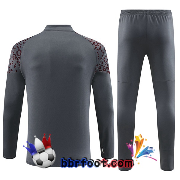 Survetement Foot Manchester City Gris 2023/2024