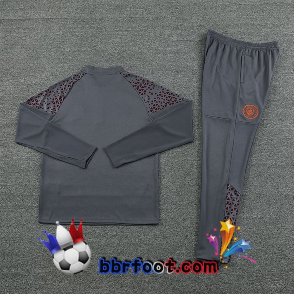 Survetement Foot Manchester City Gris 2023/2024