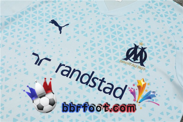 Ensemble Training T-Shirts Marseille OM + Shorts Bleu 2023/2024