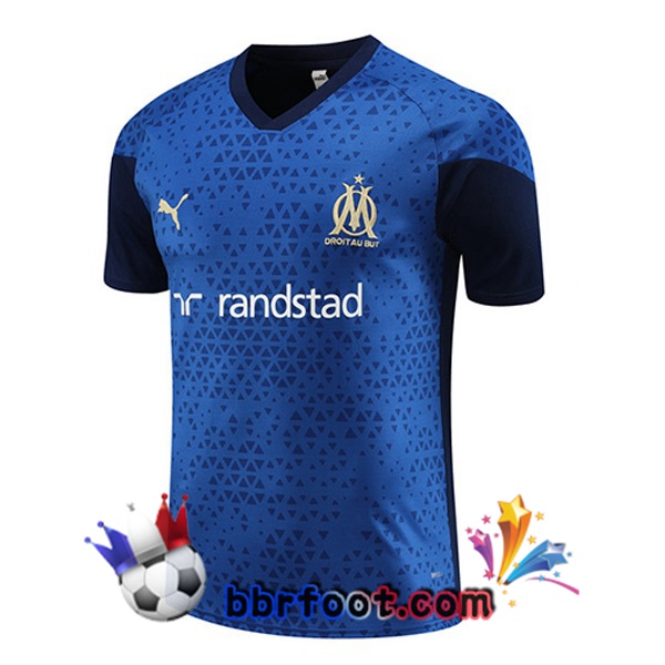 Training T-Shirts Marseille OM Bleu Royal 2023/2024