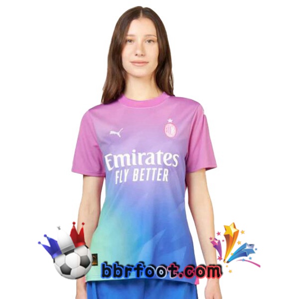 Maillot Foot AC Milan Femme Third Rose 2023/2024