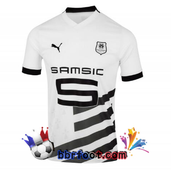 Maillot Foot Stade Rennais Exterieur Blanc 2023/2024