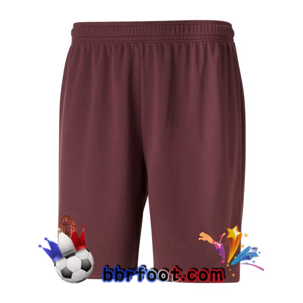 Short Foot Manchester City Exterieur Rouge 2023/2024