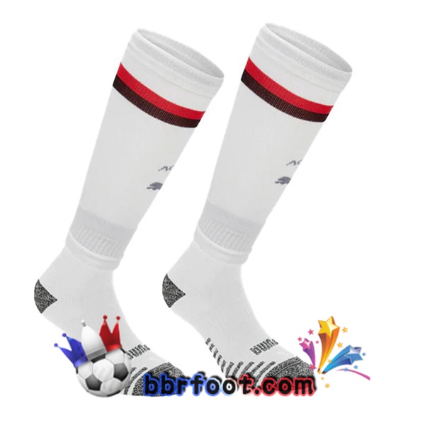 Chaussettes Foot AC Milan Exterieur Blanc 2023/2024