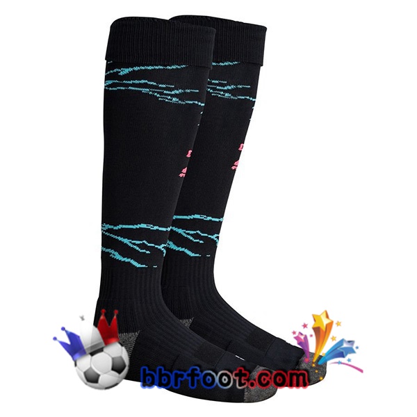 Chaussettes Foot Manchester City Third Bleu Noir 2023/2024