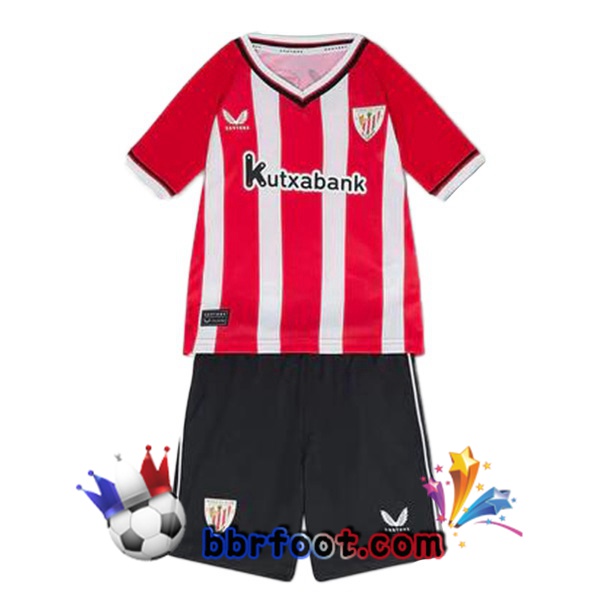Maillot Foot Athletic Bilbao Enfant Domicile Rouge 2023/2024