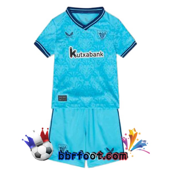 Maillot Foot Athletic Bilbao Enfant Exterieur Bleu 2023/2024