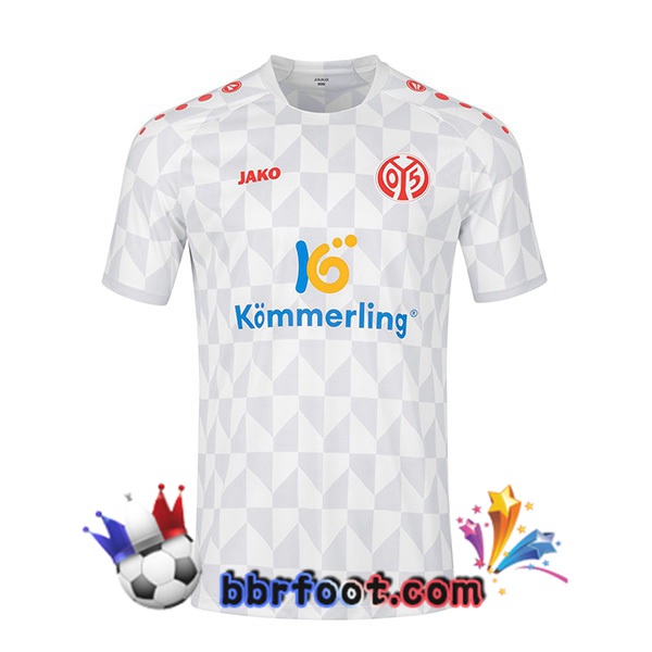 Maillot Foot FSV Mainz 05 Third Blanc 2023/2024