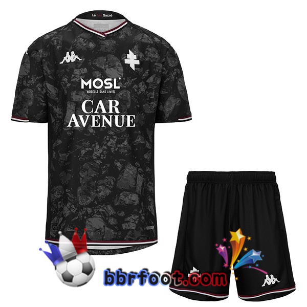Maillot Foot FC Metz Enfant Third Noir 2023/2024